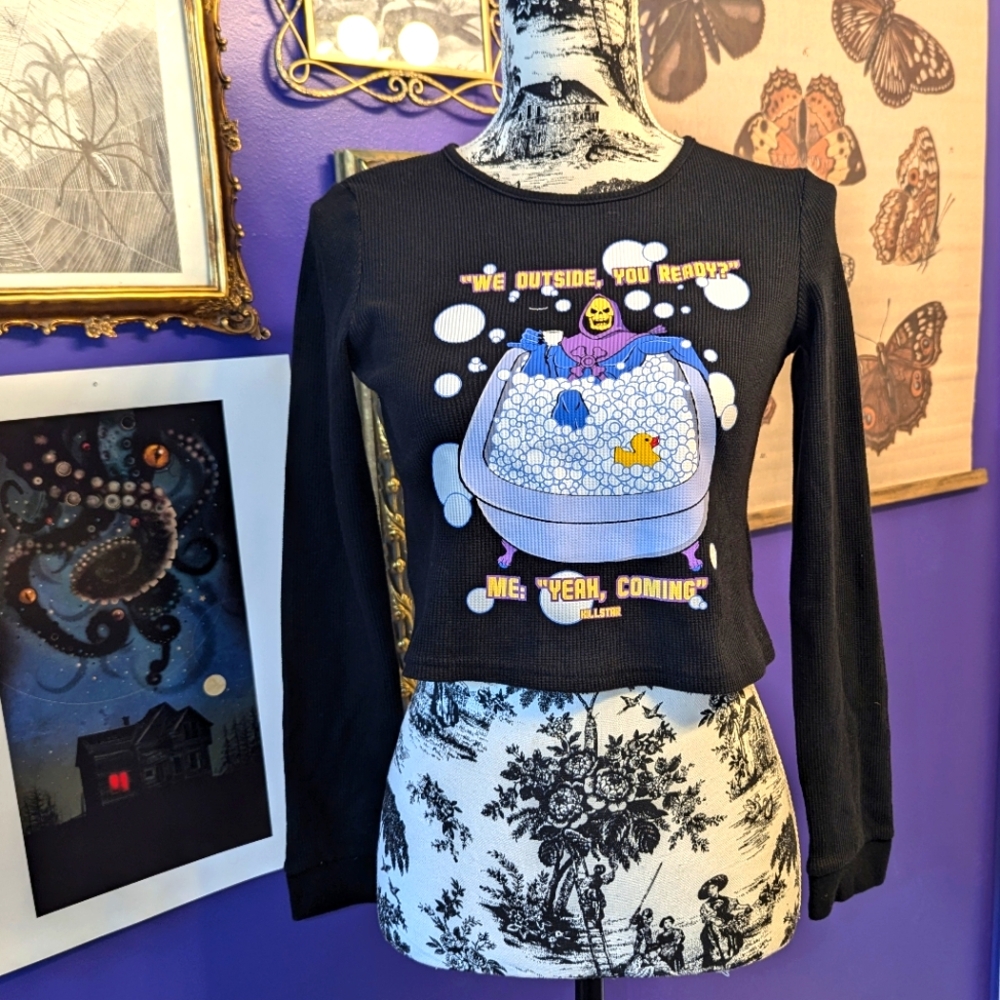KILLSTAR Skeletor Crop Top